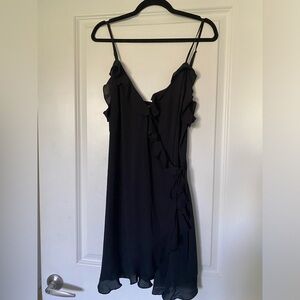 Little Black Wrap Dress